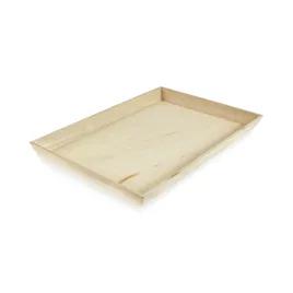 Serving Tray 15.48X15.8X1.75 IN Wood Natural Rectangle Heavy Duty 1 Count/Pack 10 Packs/Case 10 Count/Case