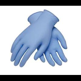 Gloves Large (LG) Blue 4MIL Nitrile Rubber Disposable Powder-Free 100 Count/Pack 10 Packs/Case 1000 Count/Case