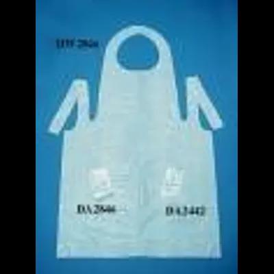 Ambitex® P2 Series Apron 28X46 IN White 2MIL Heavy Duty Embossed PE 500/Case