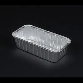 Bread & Loaf Pan 2 LB 8.6875X4.5625X2.375 IN Aluminum Silver Rectangle Full Curl 500/Case