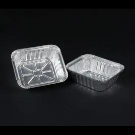 Take-Out Container Base 5.75X4.875X1.8125 IN Aluminum Silver Oblong 1000/Case