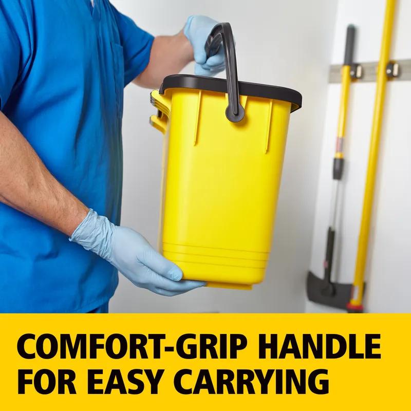 Hygen™ Mop Bucket Resin Yellow Charging 1/Each