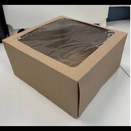 Cake Tart Box 10X10X5 IN Paperboard Kraft Square 100/Case