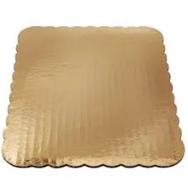 Cake Pad 10.37X5.375 IN Paperboard Gold Non-Embossed 200/Case