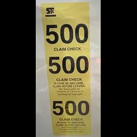 Coat Check Ticket Paper Beige 3-Part 500/Box