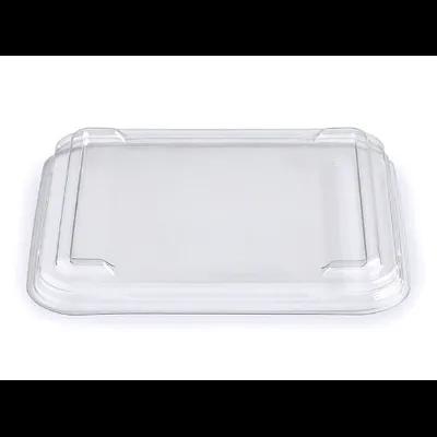 Fresh 'n Clear® GoCube® Lid Flat 6.37X6.37X0.64 IN PET Clear Square For Container 300/Case