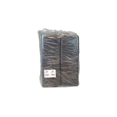 8S Tray 10X8X0.65 IN Polystyrene Foam Black 500/Case