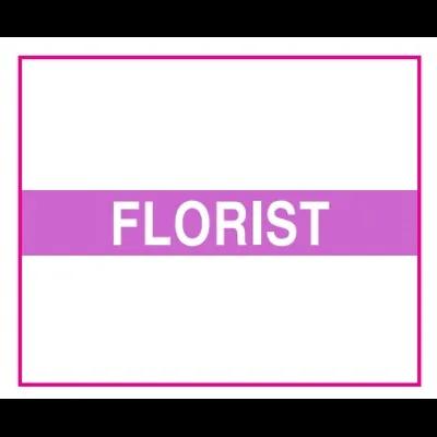 Florist Label Purple White 15000/Pack