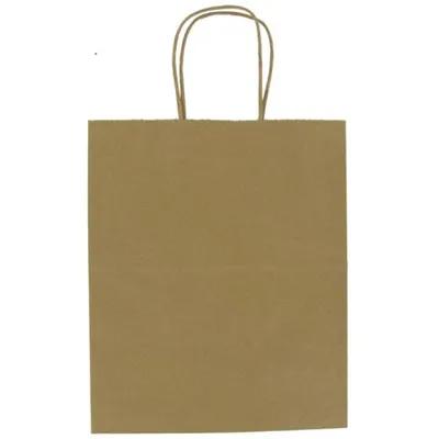 Duro® Shopper Bag 10X6.75X12 IN Kraft Paper 60# Kraft Bistro With Handle 250/Bale
