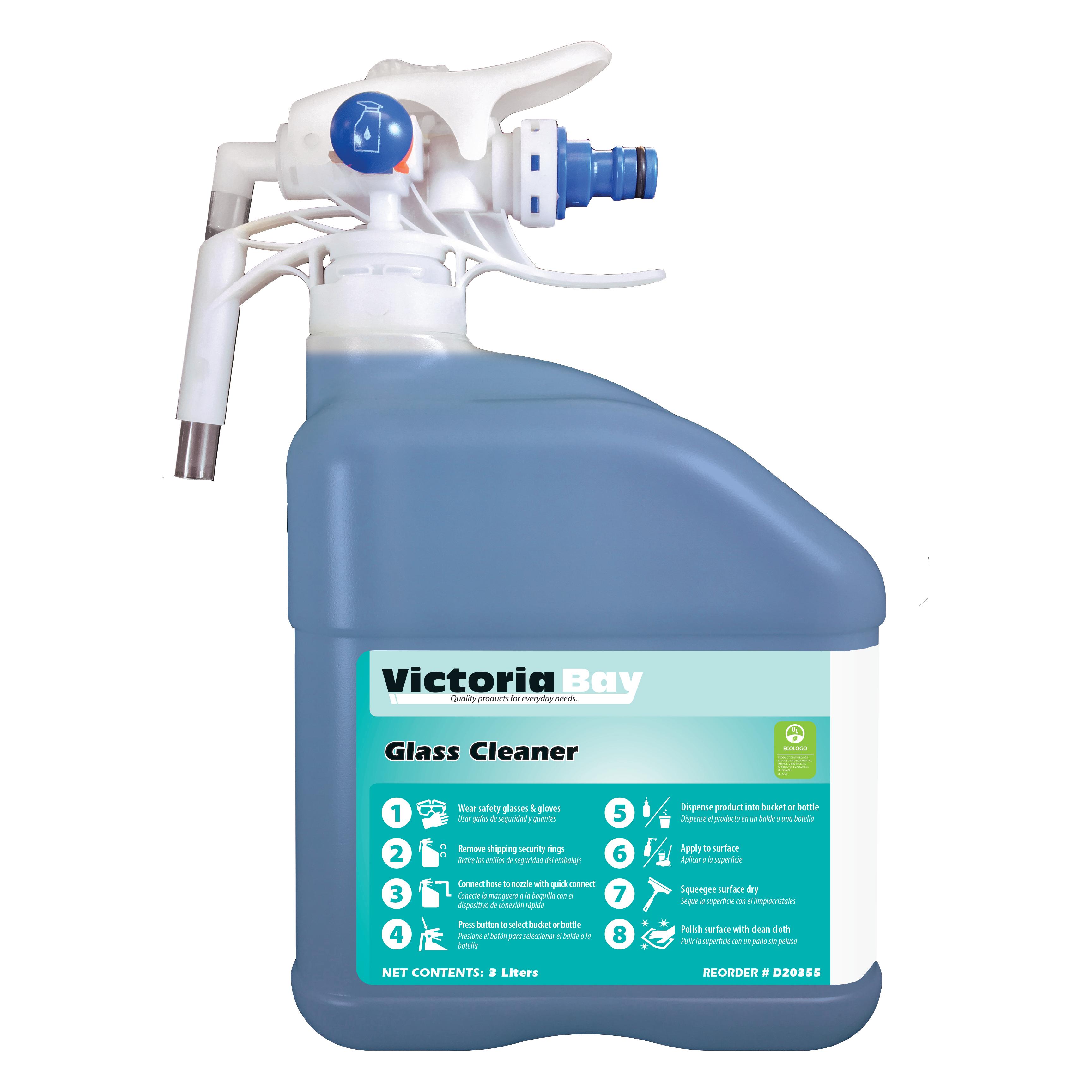 Victoria Bay Glass Cleaner 3 L 2/Case