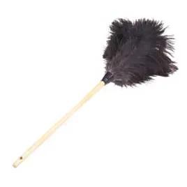 Feather Duster 28 IN Gray With Handle Reusable 1/Each