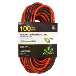 Extension Cord 100 FT 16GA 3-Wire Grounded 1/Each