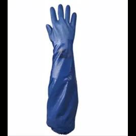 Gloves Medium (MED) Blue Nitrile Chemical Resistant 1/Pair