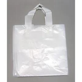 Bag 10X9X10 IN Plastic With Soft Loop Handle Closure Cardboard Bottom Gusset 100/Case
