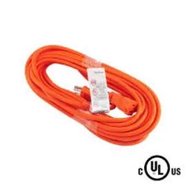 Extension Cord 50 FT Orange 16GA Heavy Duty 3-Wire Grounded 1/Each