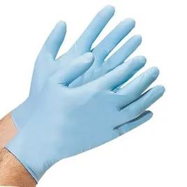 Gloves Medium (MED) Blue 4MIL Nitrile Rubber Disposable Powder-Free 1000/Case