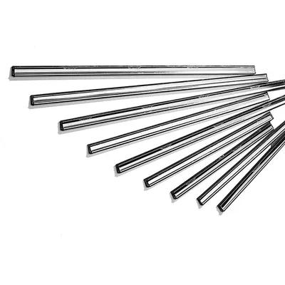 Window Squeegee Channel Stainless Steel Rubber Silver Black With 18IN Head 1/Each