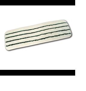 Victoria Bay Scrub Mop 18 IN Green White Microfiber Flat 12/Pack